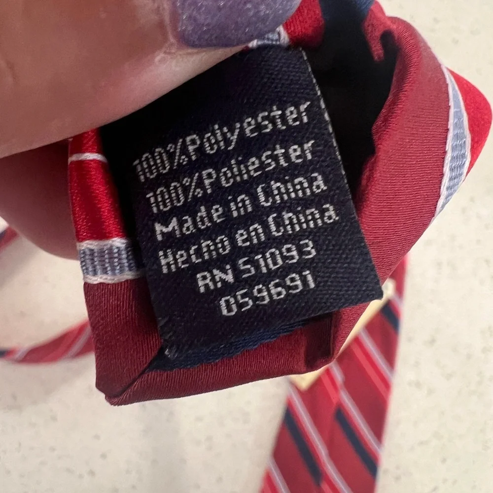 NWT Men's Haggar Premium Neckwear Polyester Neck Tie